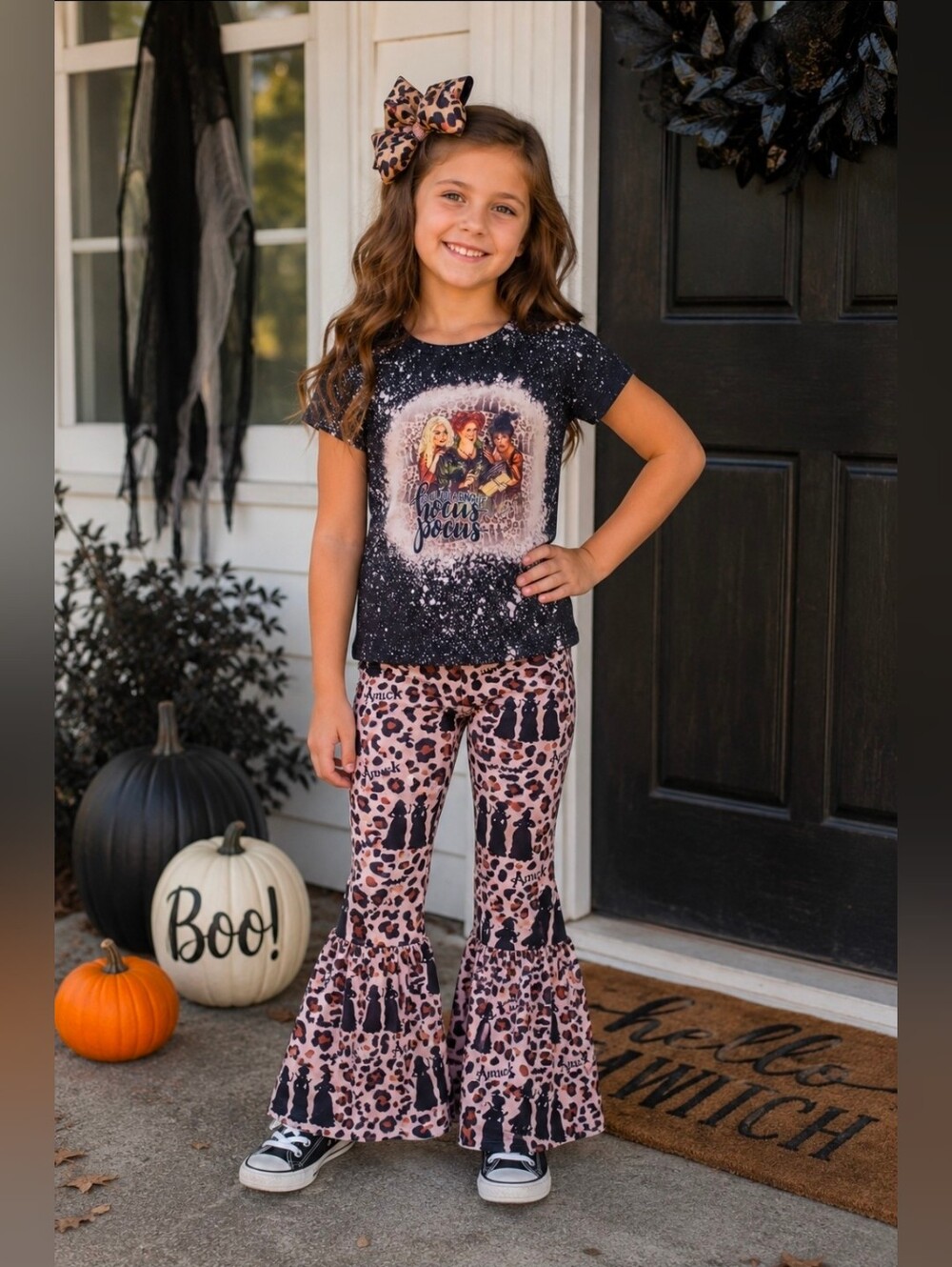 Hocus Pocus Girls Bell Bottom Set